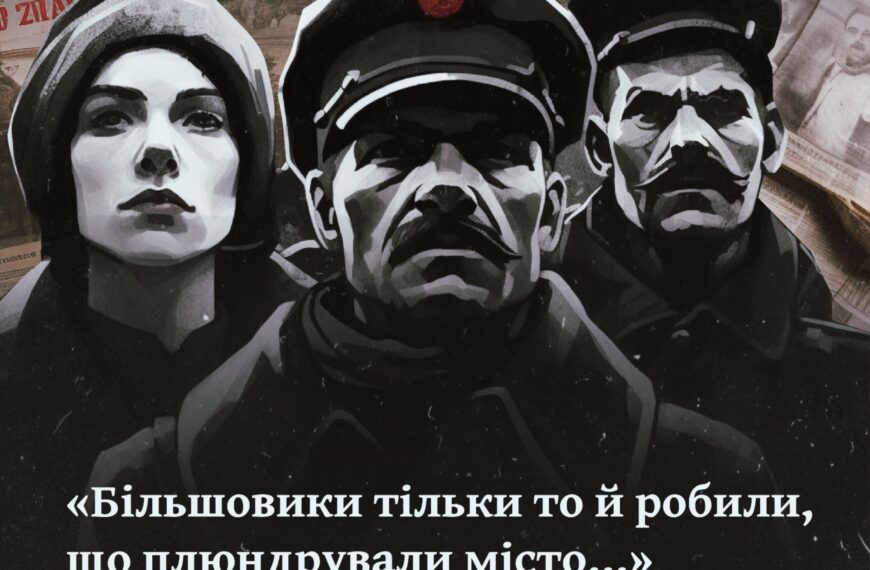 «Більшовики тільки то й робили, що плюндрували місто…»