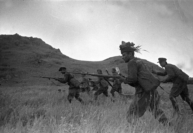 Battle Of Lake Khasan Red Army Soldiers On Attack